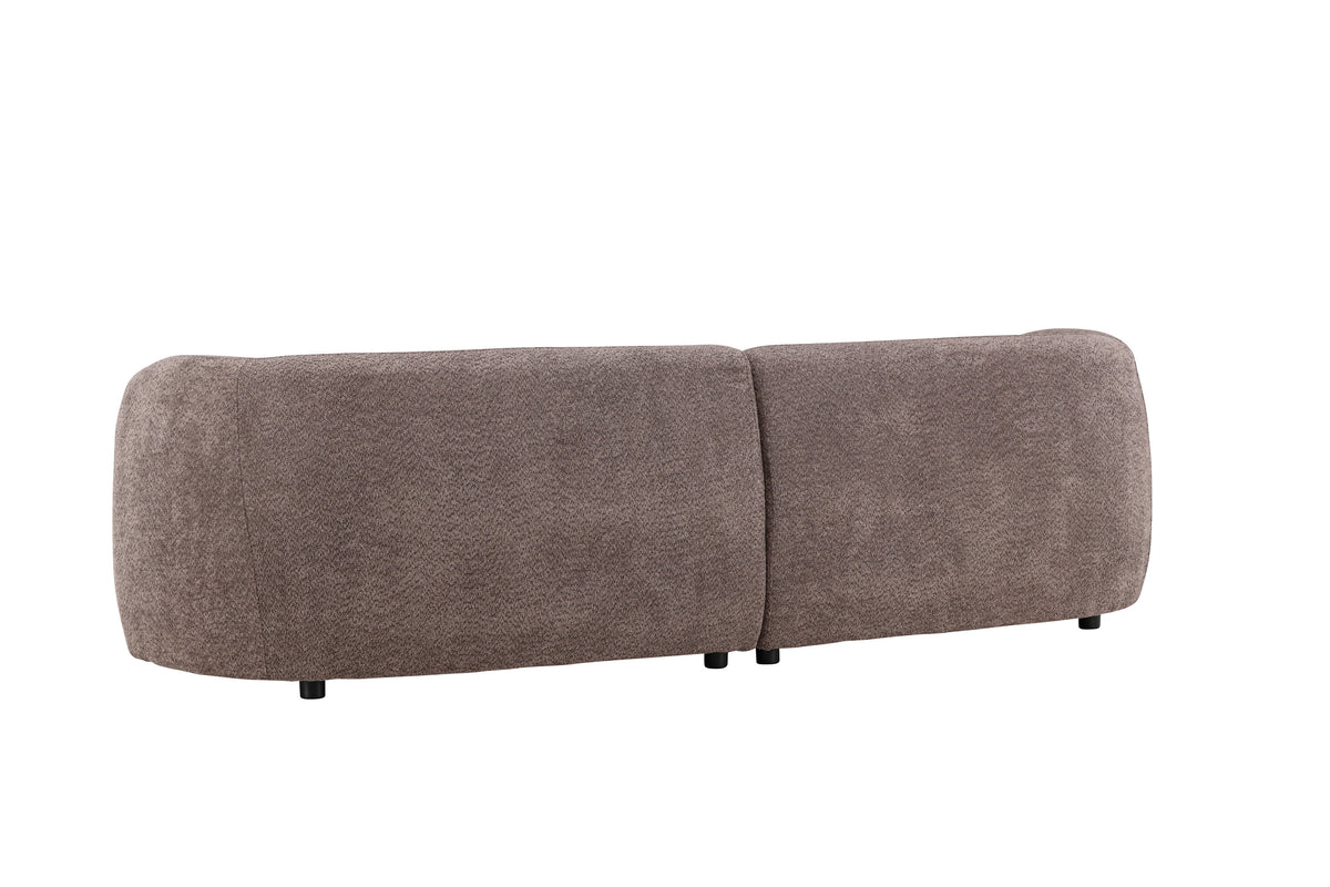 Cielo 3-personers sofa - sort, brun - billede 6
