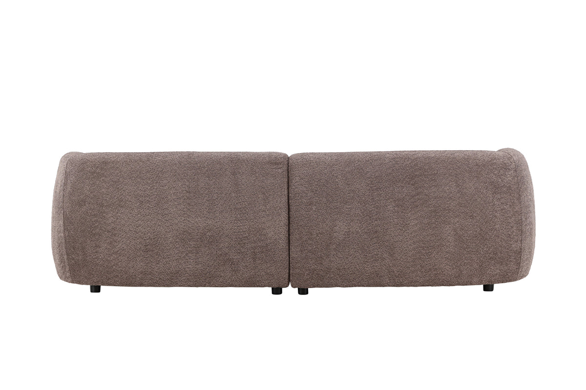 Cielo 3-personers sofa - sort, brun - billede 7