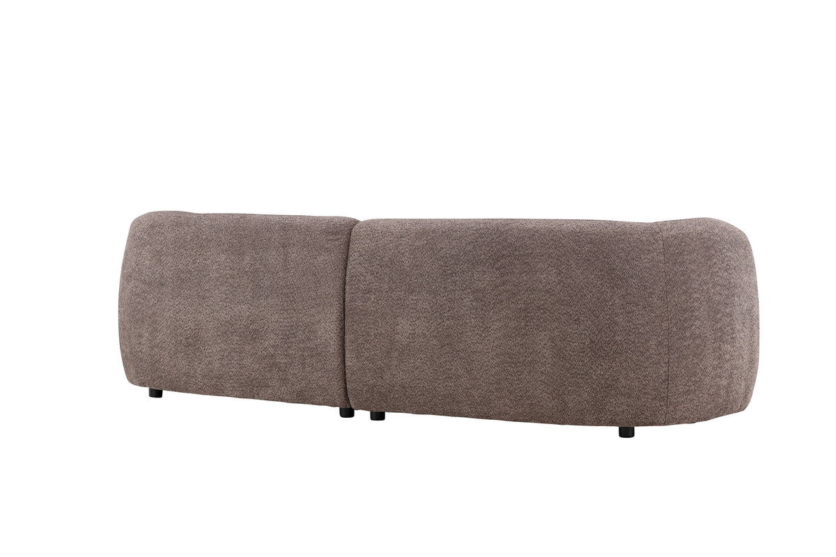 Cielo 3-personers sofa - sort, brun - billede 8