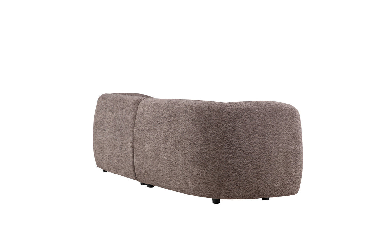 Cielo 3-personers sofa - sort, brun - billede 9