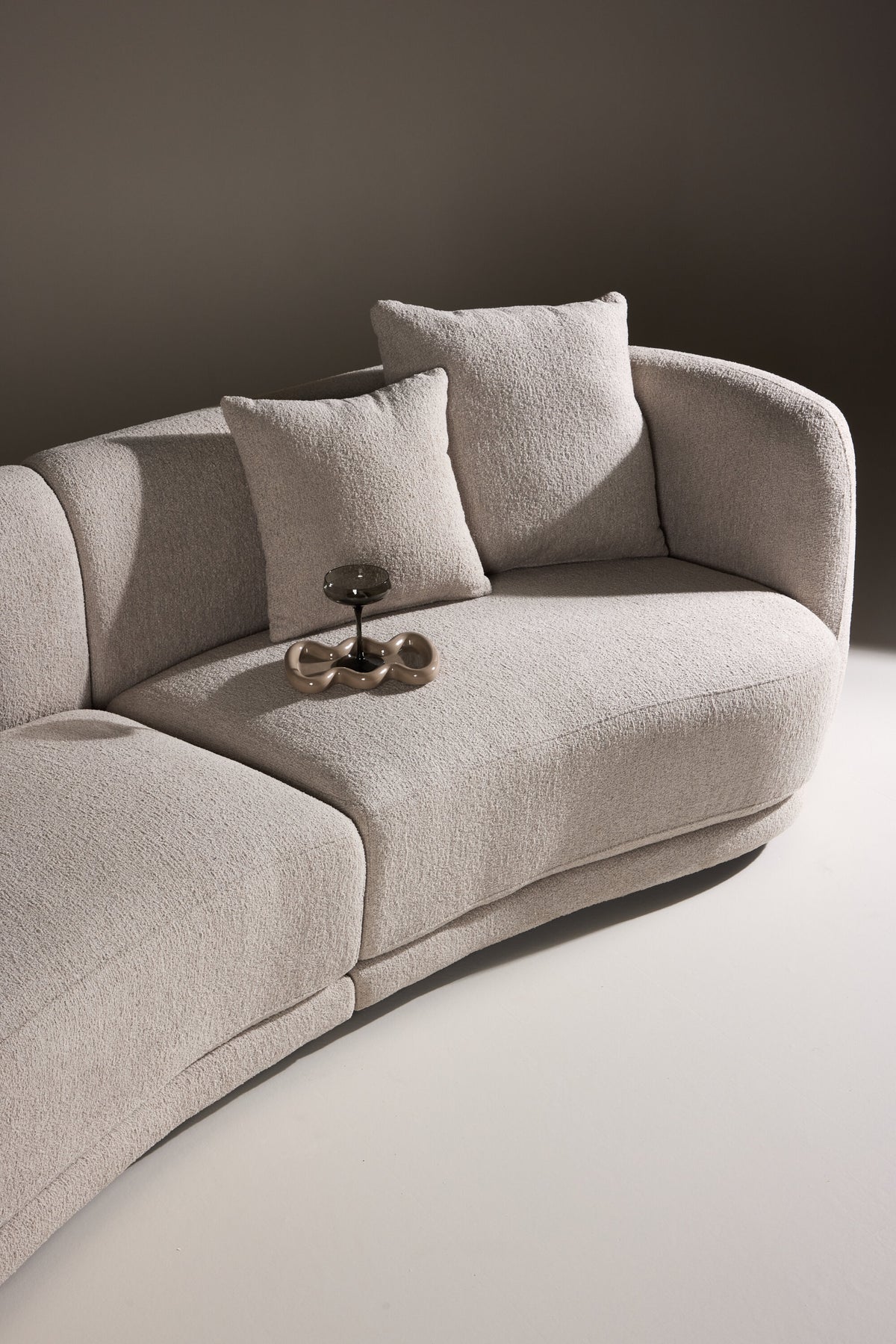 Cielo 3-personers sofa - beige, sort - billede 25