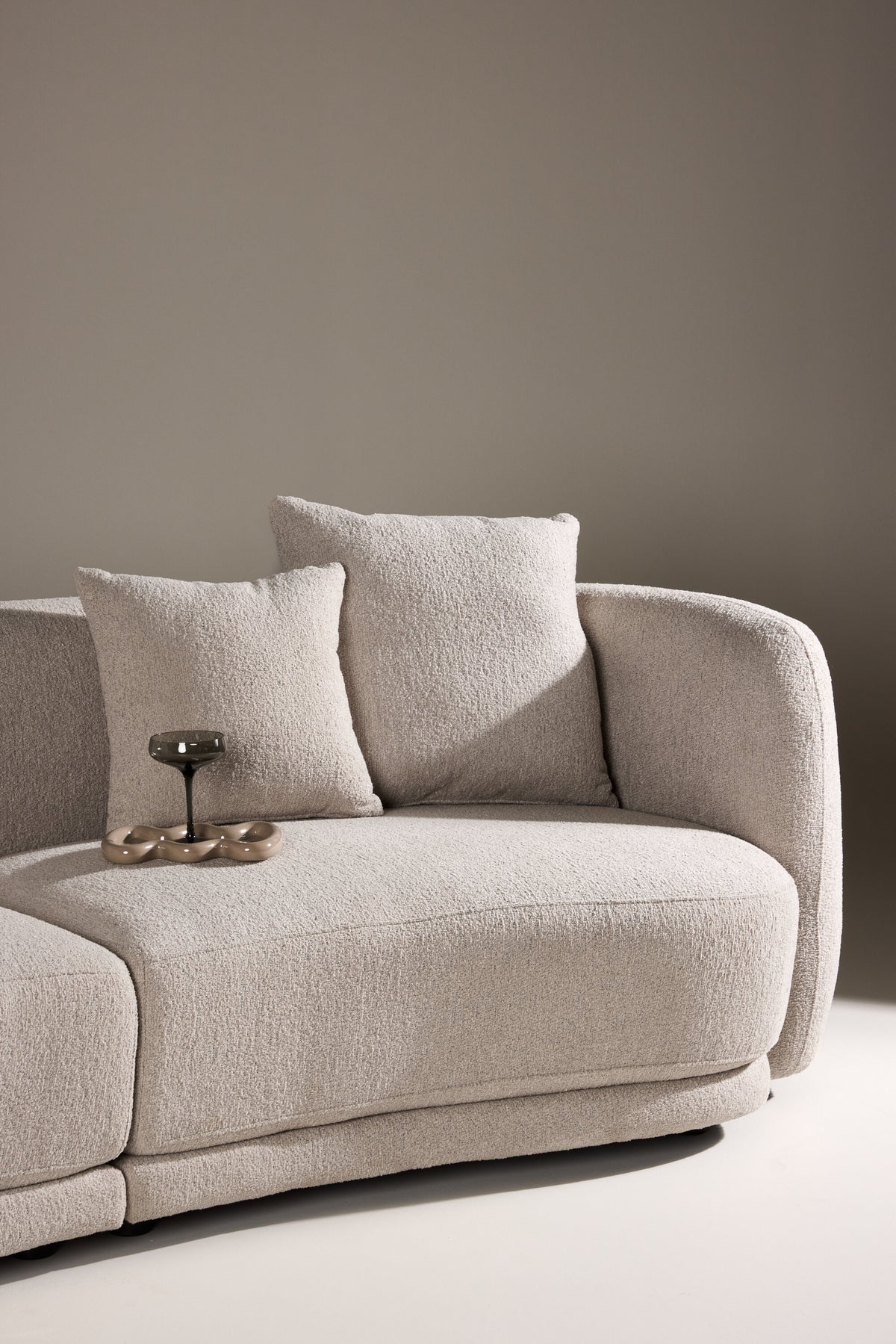 Cielo 3-personers sofa - beige, sort - billede 21