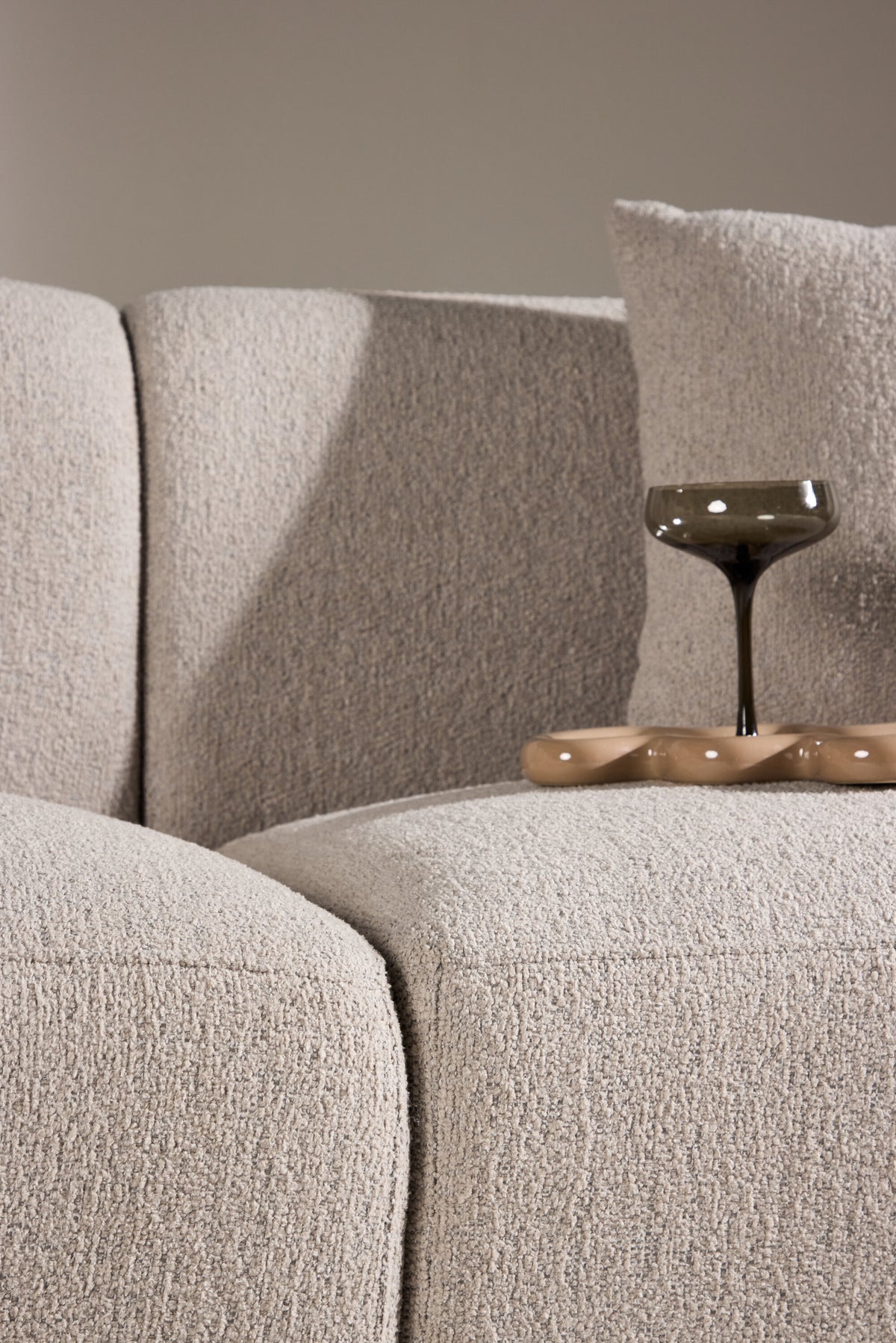 Cielo 3-personers sofa - beige, sort - billede 22