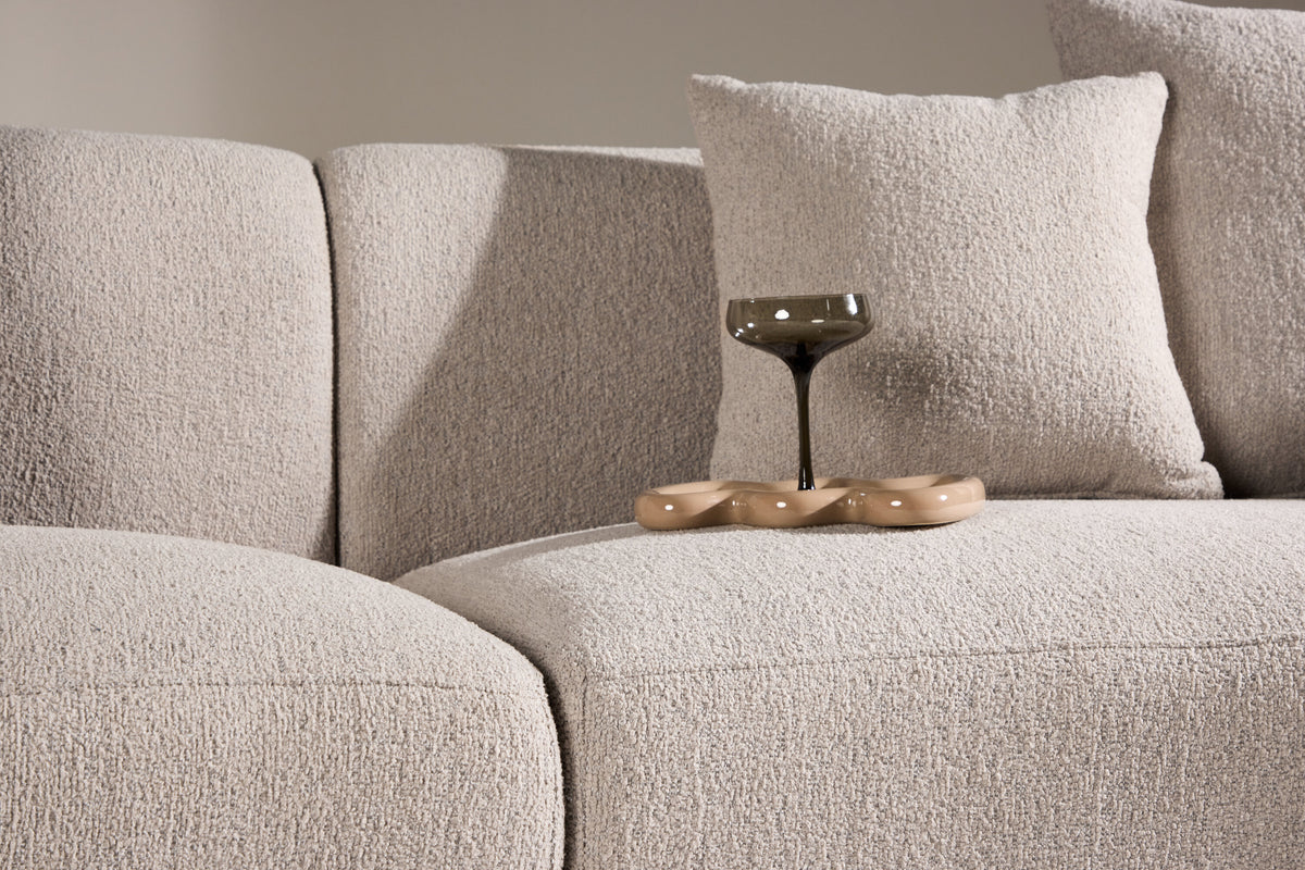 Cielo 3-personers sofa - beige, sort - billede 15