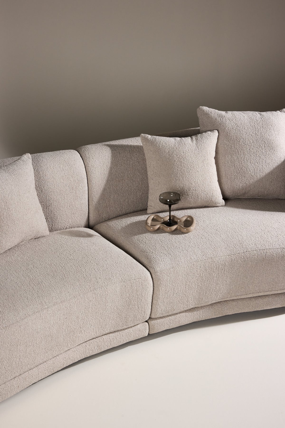 Cielo 3-personers sofa - beige, sort - billede 23