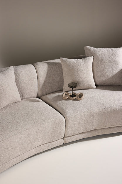 Cielo 3-personers sofa - beige, sort - billede 23