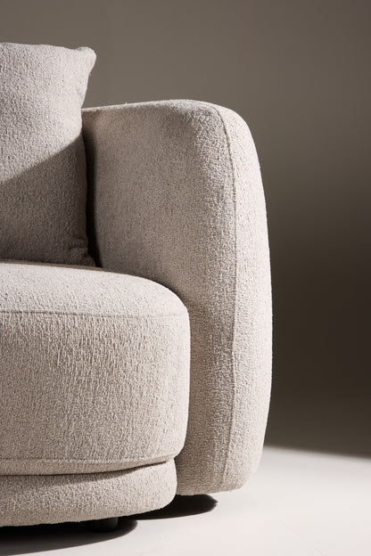 Cielo 3-personers sofa - beige, sort - billede 24