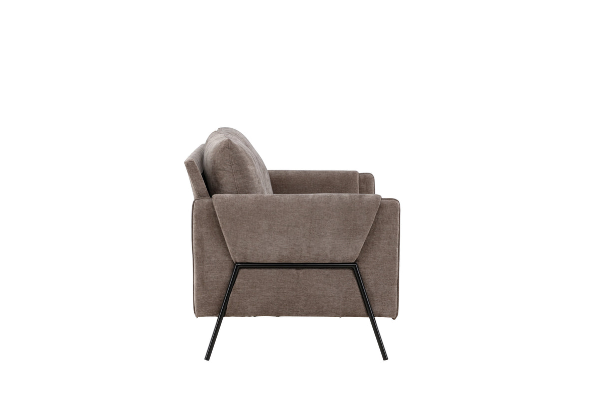 Indigo 2-personers sofa - beige, sort - billede 10