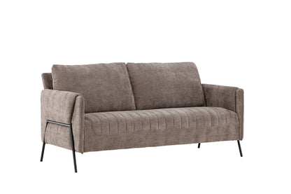 Indigo 2-personers sofa - beige, sort - billede 12