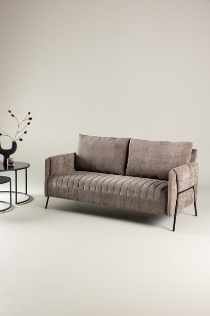 Indigo 2-personers sofa - beige, sort - billede 17