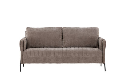 Indigo 2-personers sofa - beige, sort - billede 1