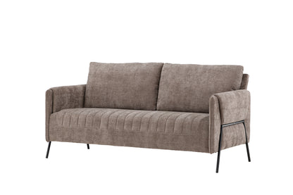 Indigo 2-personers sofa - beige, sort - billede 2