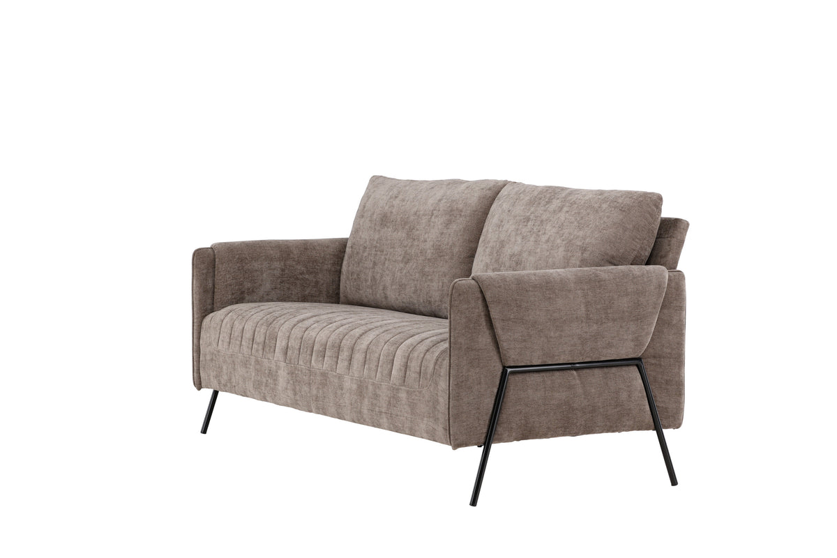 Indigo 2-personers sofa - beige, sort - billede 3
