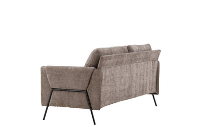 Indigo 2-personers sofa - beige, sort - billede 5