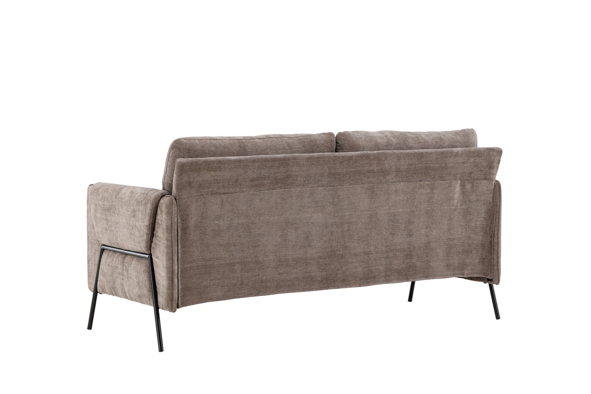 Indigo 2-personers sofa - beige, sort - billede 6