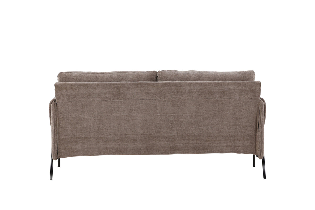 Indigo 2-personers sofa - beige, sort - billede 7