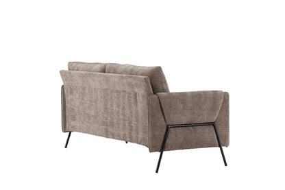 Indigo 2-personers sofa - beige, sort - billede 9