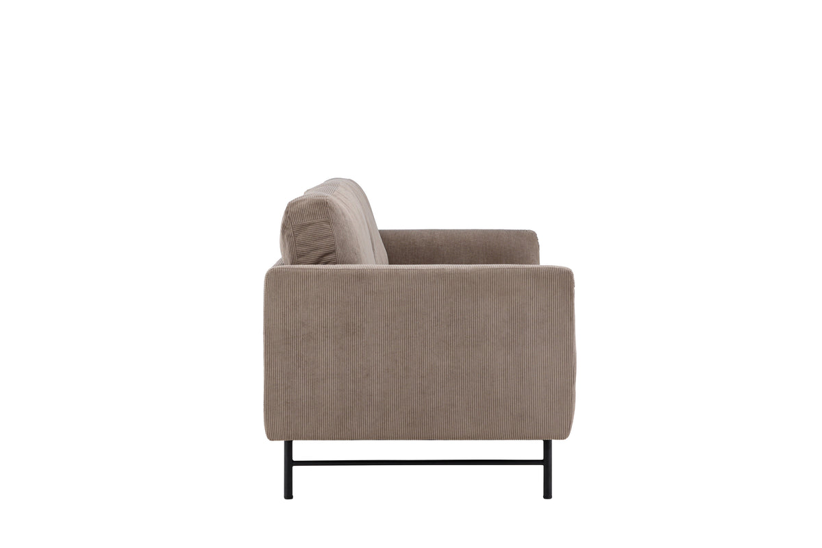 Sky 3-personers sofa - sort, brun - billede 10