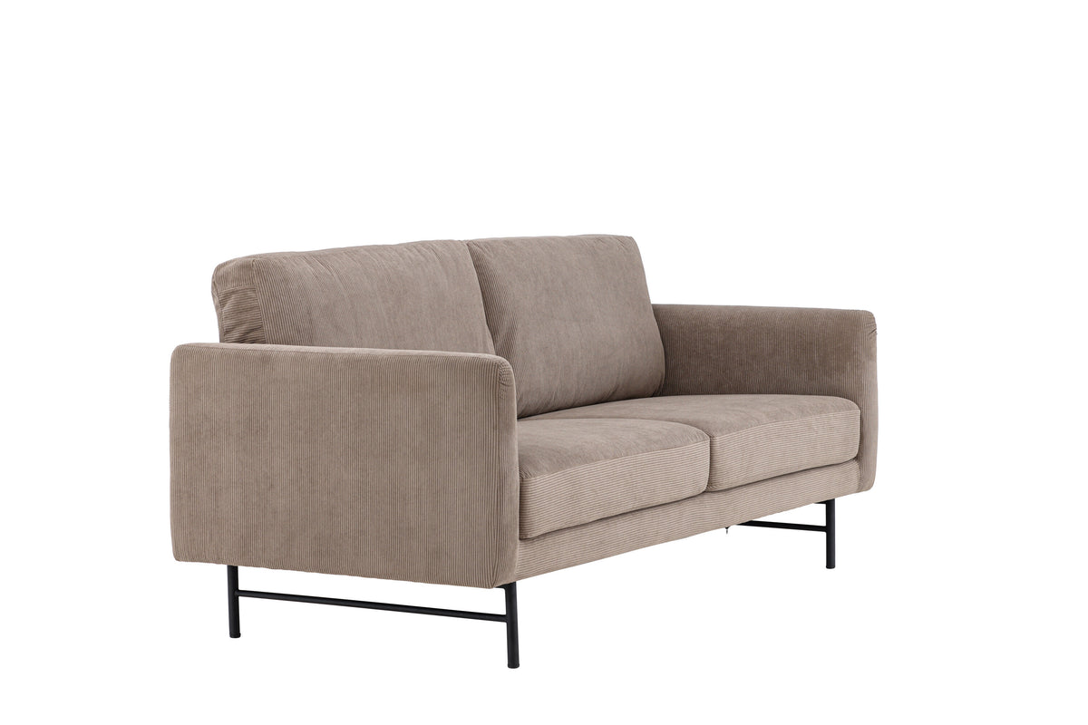 Sky 3-personers sofa - sort, brun - billede 11