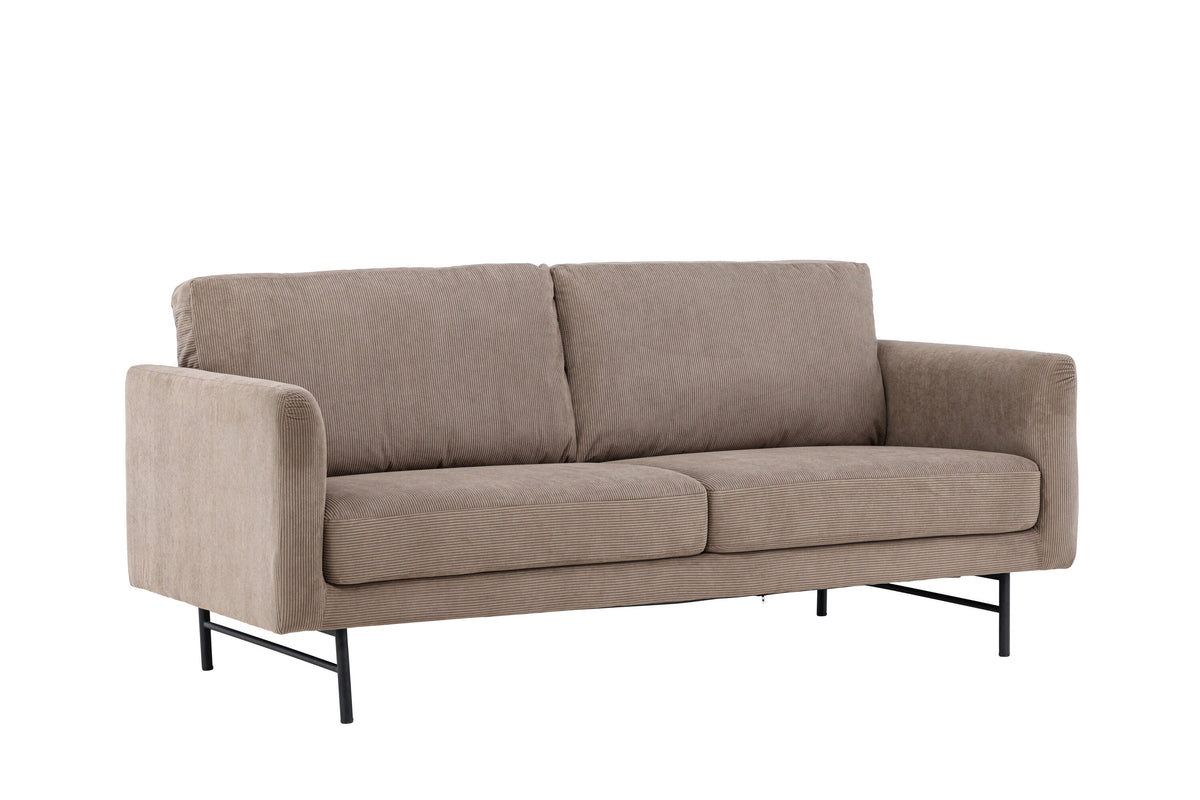 Sky 3-personers sofa - sort, brun - billede 12