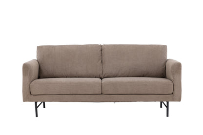 Sky 3-personers sofa - sort, brun - billede 1