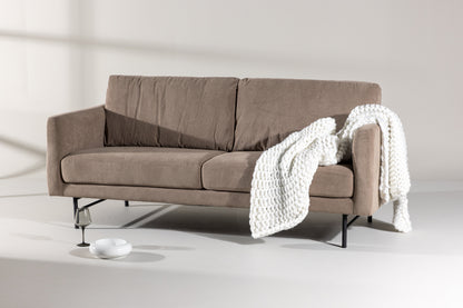 Sky 3-personers sofa - sort, brun - billede 13