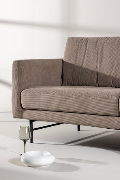 Sky 3-personers sofa - sort, brun - billede 19