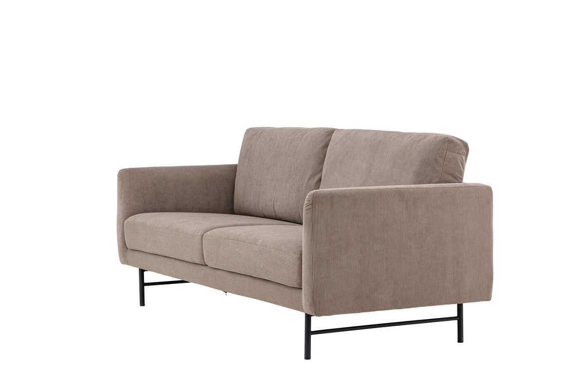 Sky 3-personers sofa - sort, brun - billede 3