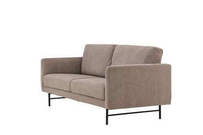 Sky 3-personers sofa - sort, brun - billede 3