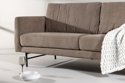 Sky 3-personers sofa - sort, brun - billede 14