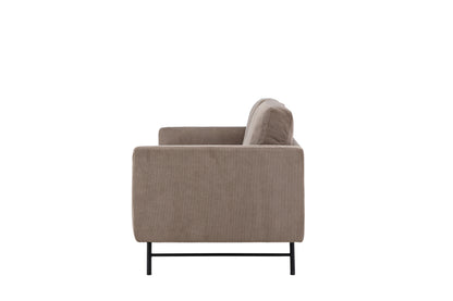 Sky 3-personers sofa - sort, brun - billede 4