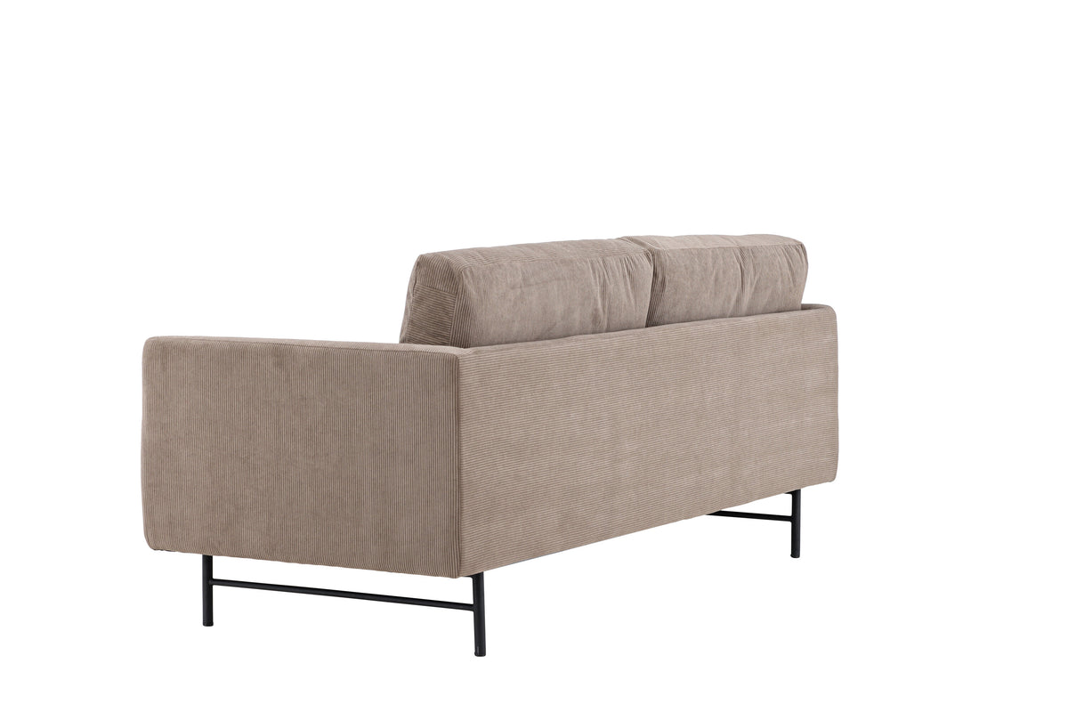 Sky 3-personers sofa - sort, brun - billede 5