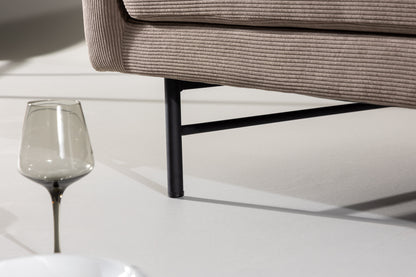 Sky 3-personers sofa - sort, brun - billede 15