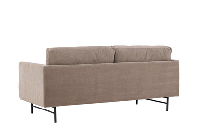 Sky 3-personers sofa - sort, brun - billede 6