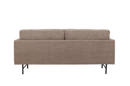 Sky 3-personers sofa - sort, brun - billede 7