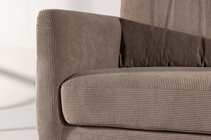 Sky 3-personers sofa - sort, brun - billede 16