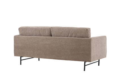 Sky 3-personers sofa - sort, brun - billede 8