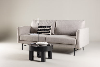 Sky 3-personers sofa - sort, brun - billede 13
