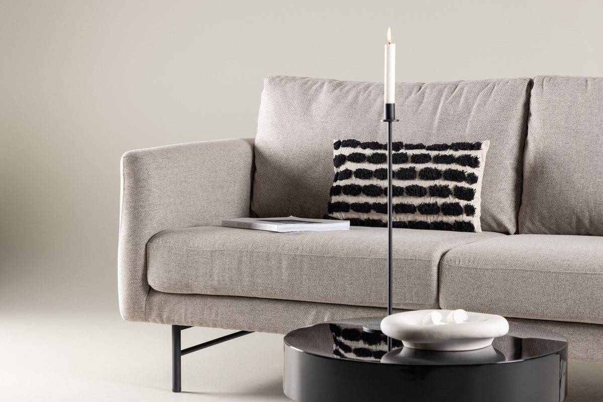 Sky 3-personers sofa - sort, brun - billede 14