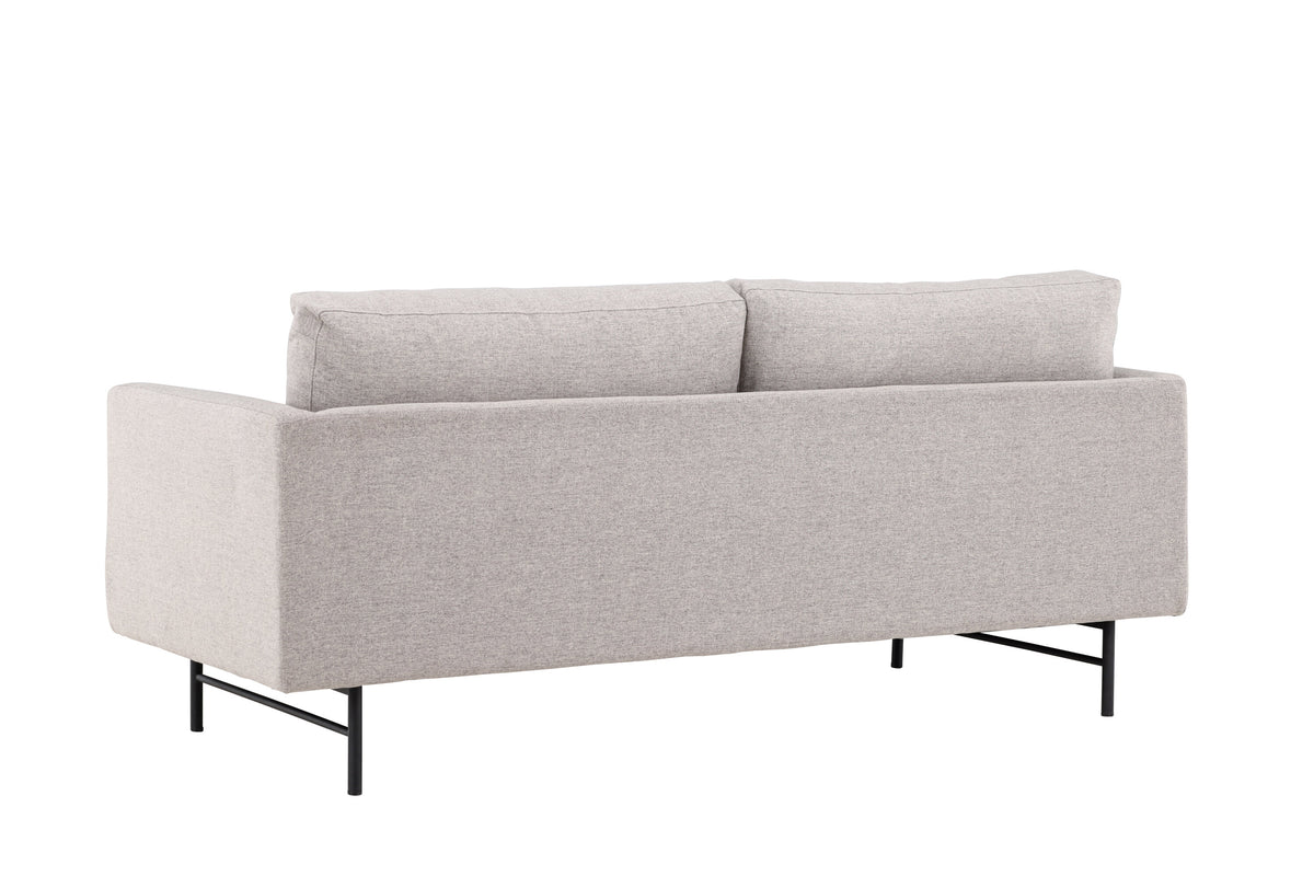 Sky 3-personers sofa - sort, brun - billede 6