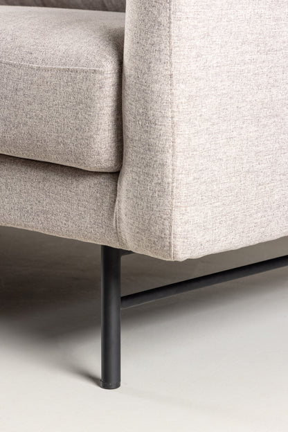Sky 3-personers sofa - sort, brun - billede 20