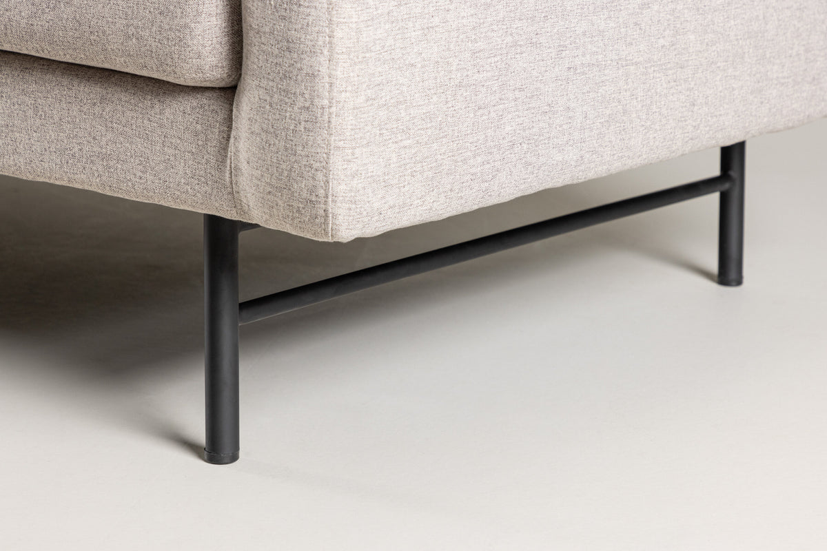 Sky 3-personers sofa - sort, brun - billede 16