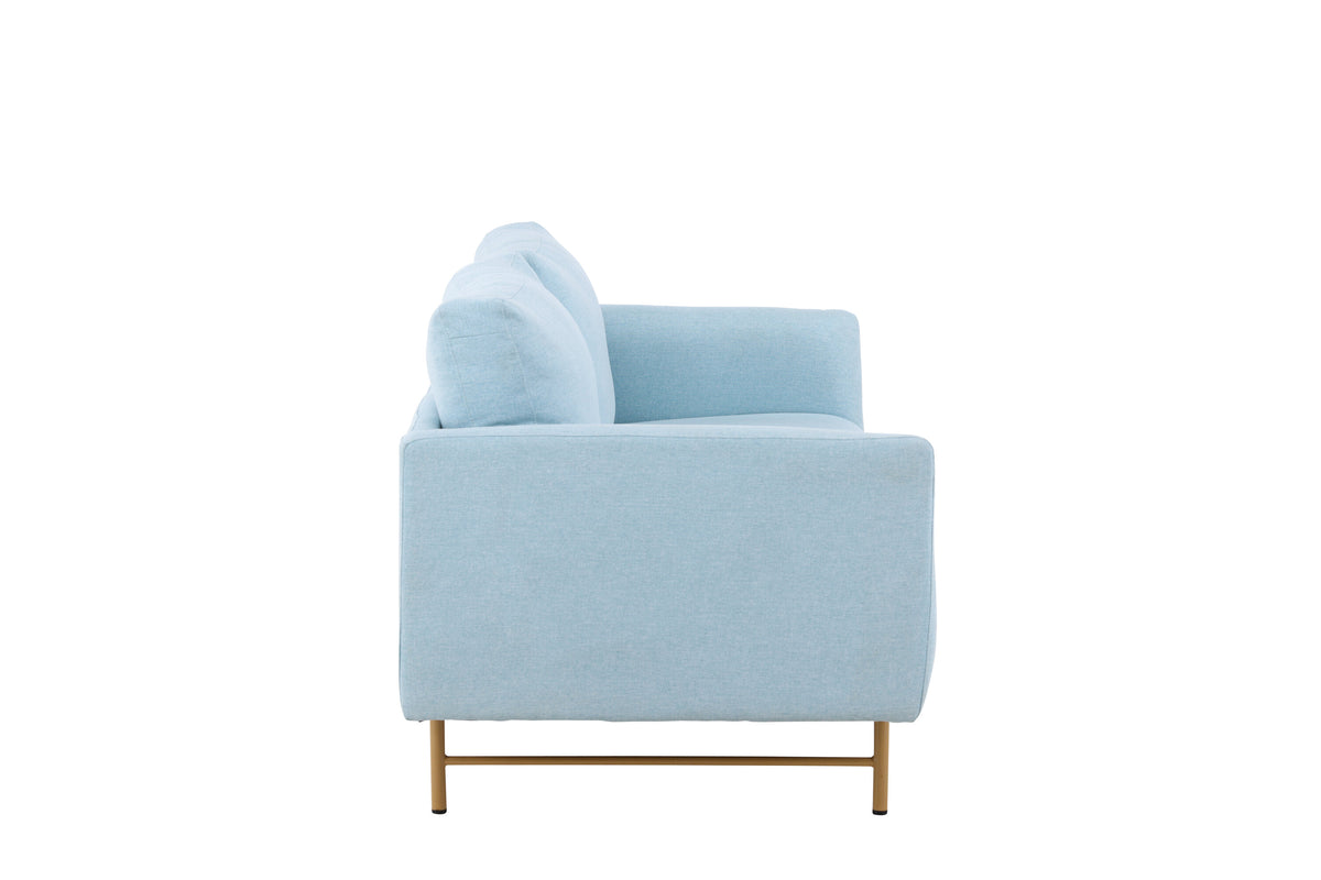 Sky 3-personers sofa - blå, hvidpigmenteret - billede 10