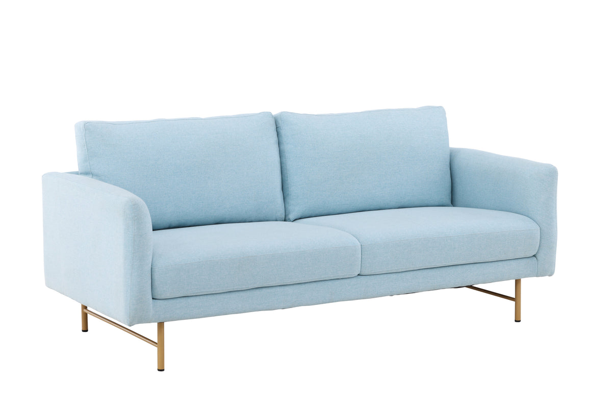Sky 3-personers sofa - blå, hvidpigmenteret - billede 12