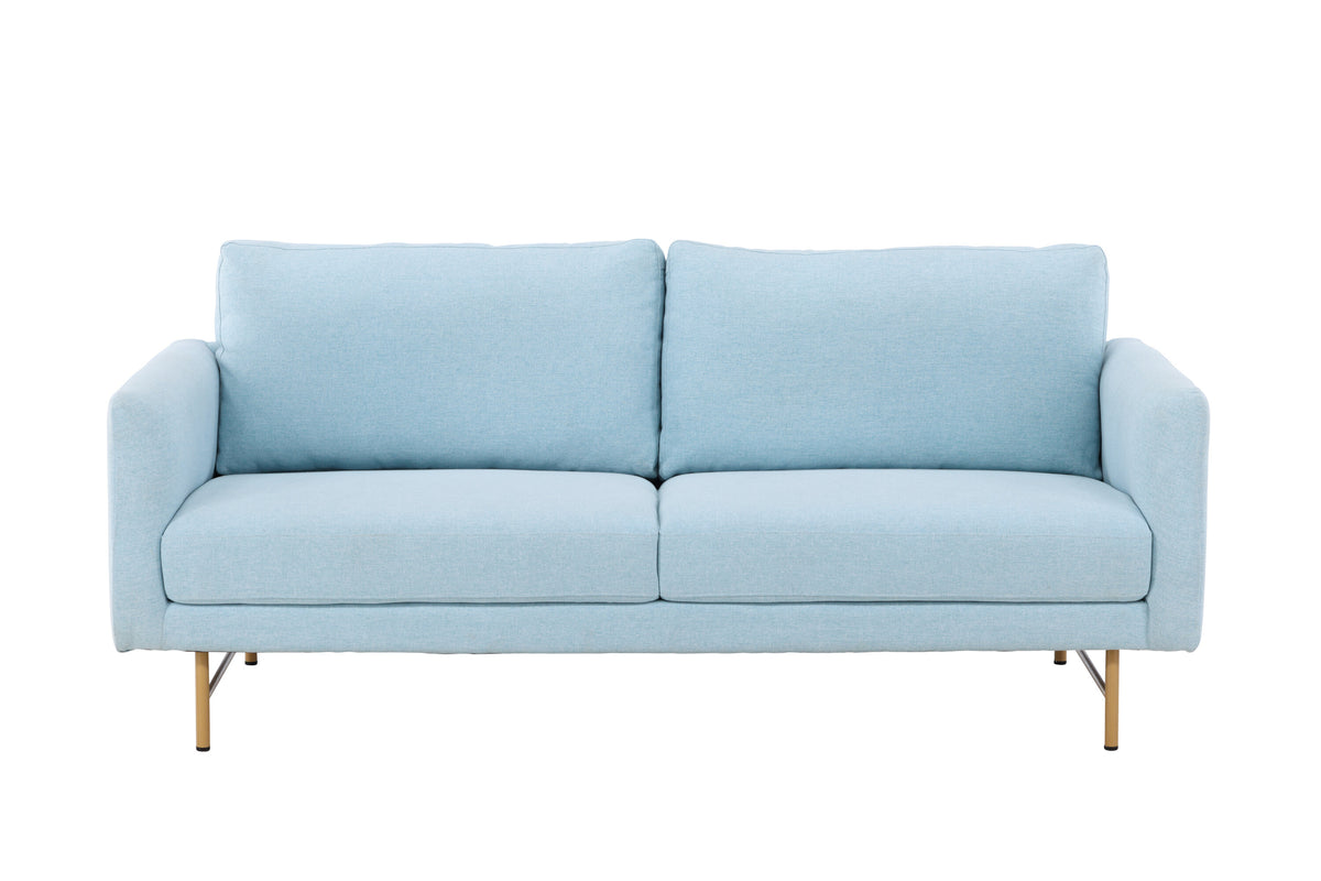 Sky 3-personers sofa - blå, hvidpigmenteret - billede 1