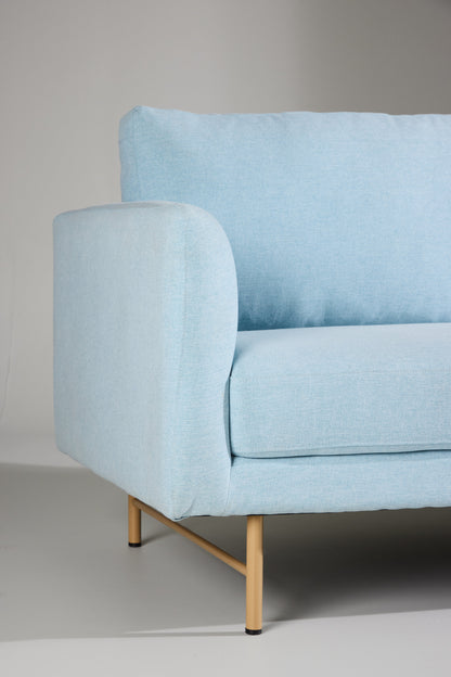 Sky 3-personers sofa - blå, hvidpigmenteret - billede 19