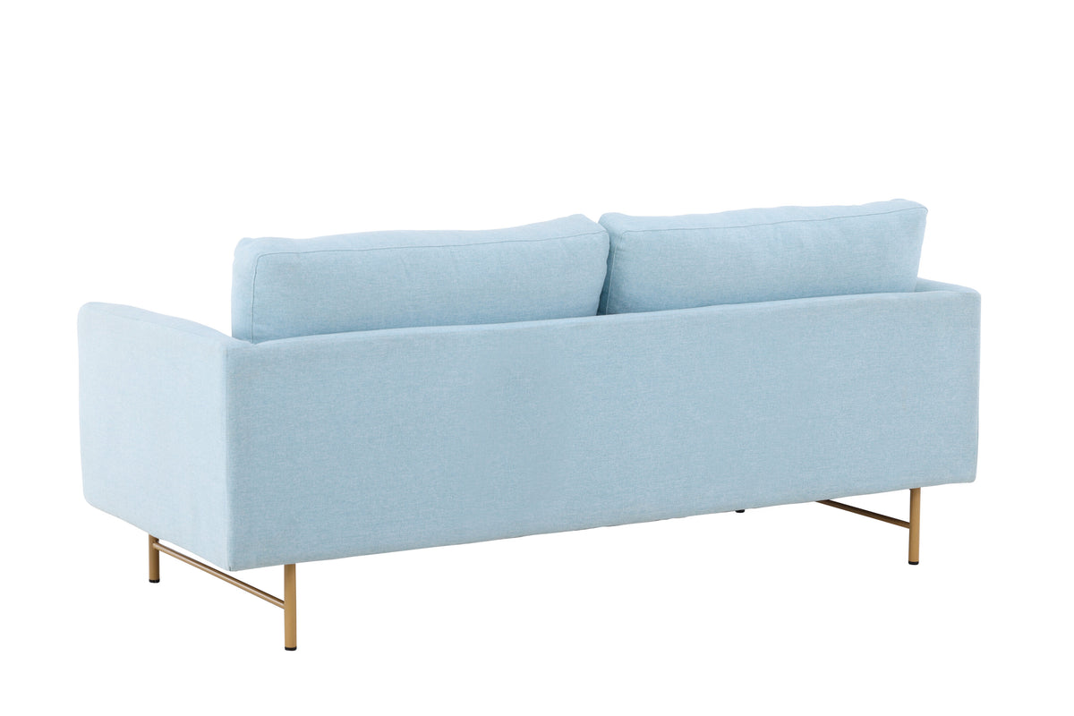 Sky 3-personers sofa - blå, hvidpigmenteret - billede 6