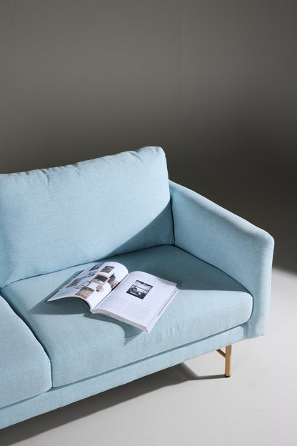 Sky 3-personers sofa - blå, hvidpigmenteret - billede 21