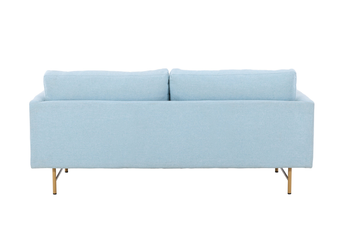 Sky 3-personers sofa - blå, hvidpigmenteret - billede 7