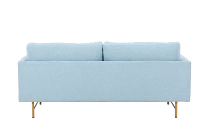 Sky 3-personers sofa - blå, hvidpigmenteret - billede 7